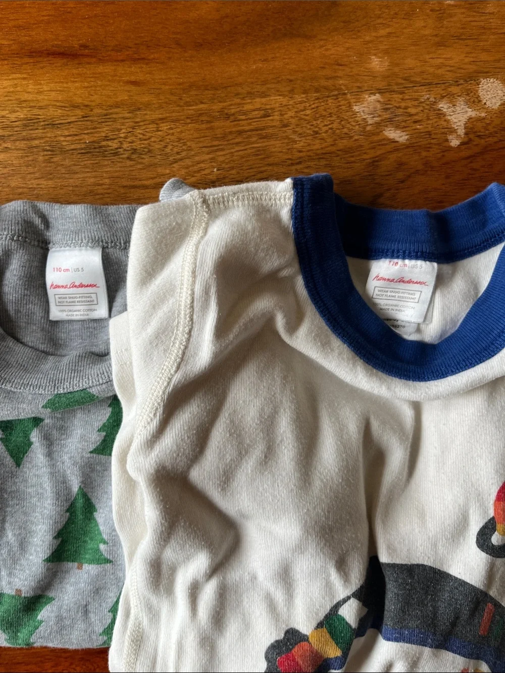 Hanna Andersson 5T cotton pajama sets of 2